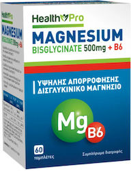 Health Pro Magnesium Bisglycinate 500mg 60 ταμπλέτες Health Pro Magnesium Bisglycinate 500mg 60 ταμπλέτες