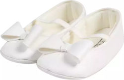 On Line Soft-Sole Baby Pumps White On Line Soft-Sole Baby Pumps White