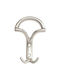 X-IT Wall Hanger 3 Hooks Silver