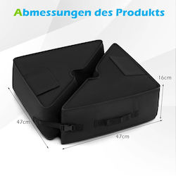 Costway Water Sand Base Black Costway Water Sand Base Black