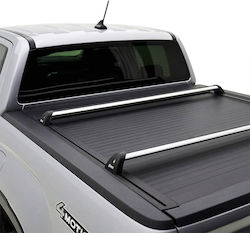 Turtle Trailmount Silver Car Roof Bars Compatible with Nissan Navara D23 4D T-slot Roller