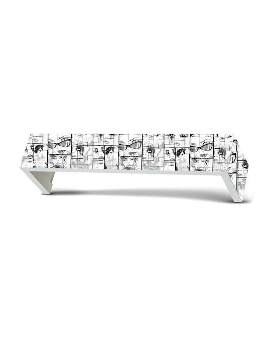 Enis Digital Printing Curtain Pole with End Caps 280cm Multicolour