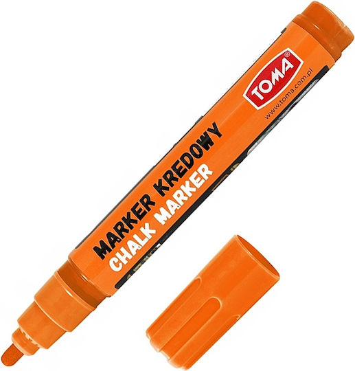 Toma Set Markierer Orange Flüssige Kreide für Glas 10Stücke