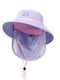 zoy zoii Kids' Fabric Sunscreen Hat Purple