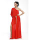 Summer Maxi Evening Dress Turquoise