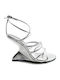 Heels Πέδιλα Ασημί