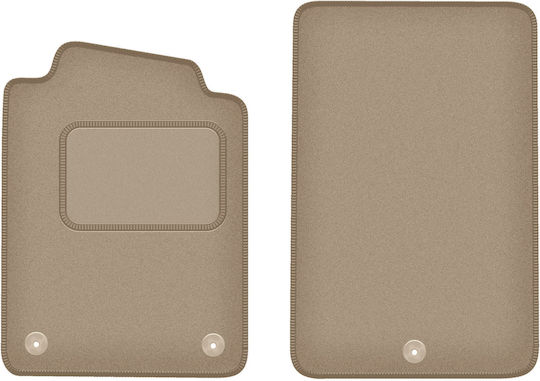 Front Car Mats Chevrolet Corvette C6 Targa Roadster 2004-2013 Beige
