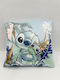 Disney Παιδικό Διακοσμητικό Μαξιλάρι Stitch Μπλε 38x38εκ.