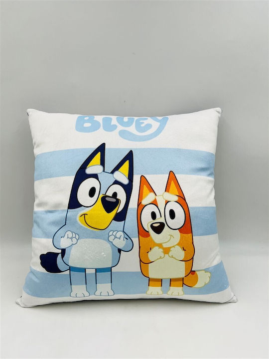 Bluey Παιδικό Διακοσμητικό Μαξιλάρι 38x38εκ.