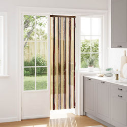 vidaXL Perdea Pentru Ușă Maro 56x200cm 42034446