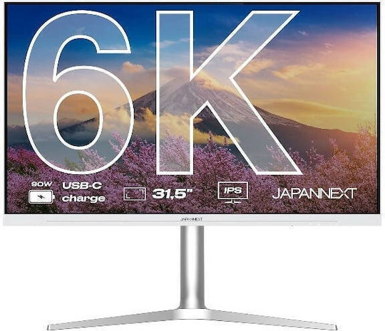 Japannext IPS HDR Monitor 31.5" 6016x3384 with Response Time 8ms GTG White