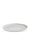 By Bone Shallow Porcelain Gold Plate with Diameter 28cm