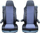Set Truck Fabric Gray Covers Scania 411412414416494 2 Pieces