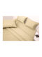 Anna Riska Σεντόνι Υπέρδιπλο 240x275εκ. Beige