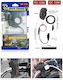 Wasserbeständiger Motorrad-Handy-Ladegerät mit USB- und USB-C-Anschlüssen