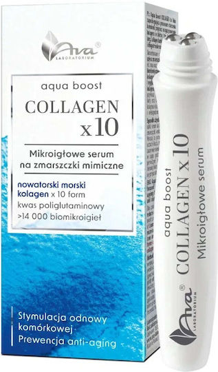 Ava Laboratorium Aqua Boost Serum Antirid Pentru Față cu Colagen 15ml