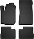 Car Rubber Mats Set 4 Pcs Universal Fiat Bravo Ii Hatchback 2007-2012