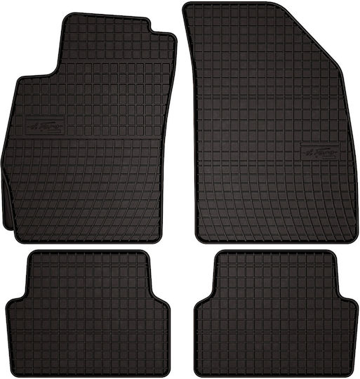Rubber Car Mats Chevrolet Aveo Ii T300 Hatchback Sedan 2011-2016 Black Fitted