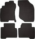 Rubber Car Mats Nissan X-trail I T30 Suv 2001-2007 Black Fitted