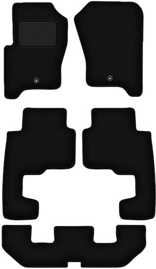 Covorașe Auto Velur Negru Land Rover Discovery III SUV 7 Locuri 2004-2009