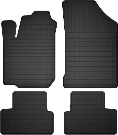 Car Rubber Mats Set 4 Pcs Universal Citroen C3 Pluriel Cabrio 2003-2010