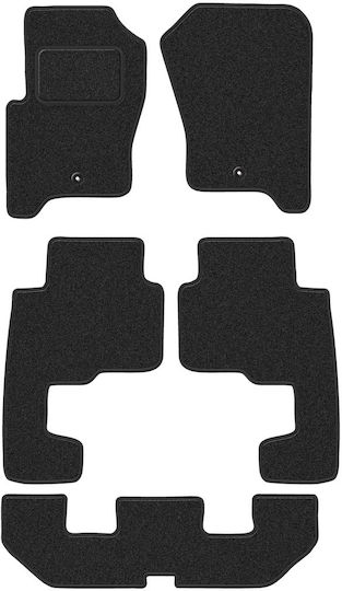 Velour Car Mats Land Rover Discovery Iii Suv 7 Seats 2004-2009 Anthracite