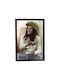 Bob Marley Rolling Papers Poster 61 X 91.5cm Pp34883 + Wooden Frame Black Acrylic Glass Shatterproof K1041-69