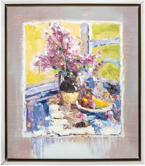 Painting Canvas Frame 50x60cm Fruits Flowers Inart