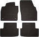 Rubber Car Mats Volkswagen Polo Vi Hatchback 2017 Black Fitted