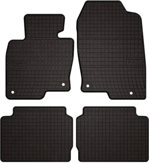 Rubber Car Mats Mazda Cx-5 Ii Suv 2017 Black Fitted