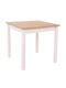 Tavern Square Tavern Table Made of Solid Wood Creamy 80x80x75cm R517,E51