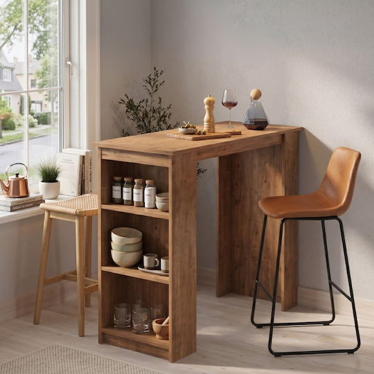 Toska Μπαρ Pine Oak 120x50x103.6εκ.