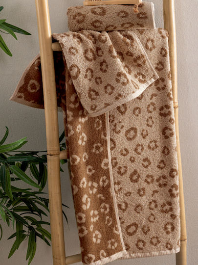 Palamaiki Face Towel Pam 50x90cm Pam Brown Weight 550gr/m²