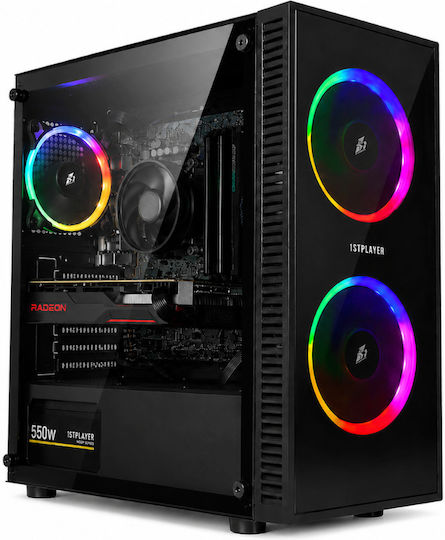 Vengeance Gamer's Choice Blair-V8 Desktop PC (Ryzen 7-5700/16GB DDR4/512GB SSD/Radeon RX 6500 XT/No OS)