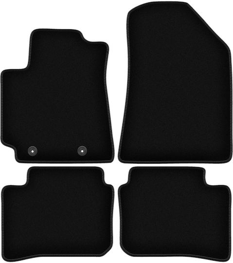 Basic Black Velour Mats Hyundai I10 Iii Hatchback 2019