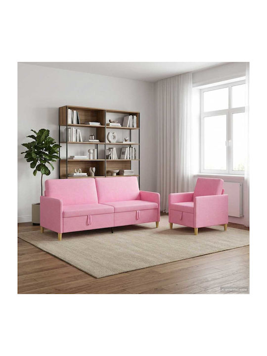vidaXL Wohnzimmermöbel-Set 2-Sitzer & Sessel