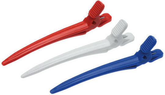 Eurostil Σετ Πλαστικά Τσιμπιδάκια Clips Color 120mm 6τμχ 00075