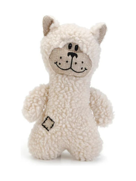 Beeztees Cuddly Dog Toy With Sound 23cm Beige 1 Piece