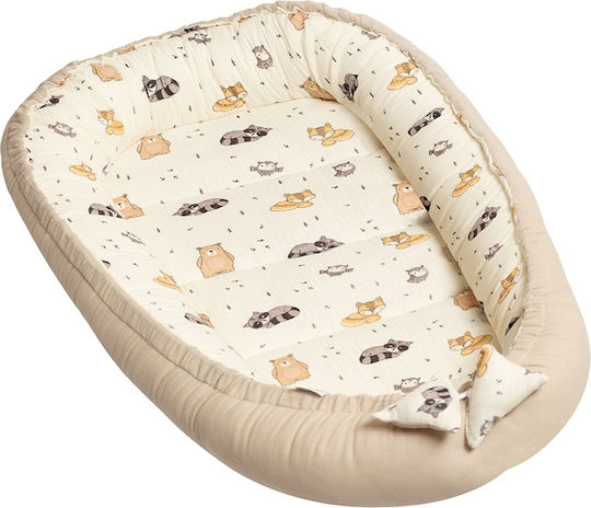 Kidizi Baby-Kissen Nest Beiges 50x90cm