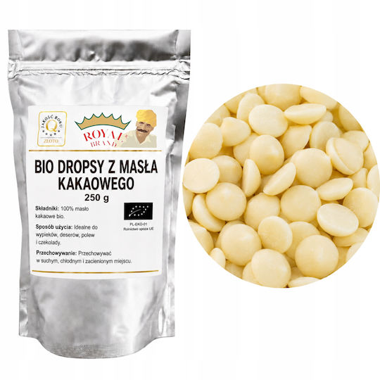 Organic Edible Cocoa Butter 250 G Natural Cocoa Fat Drops Confectionery Bakery