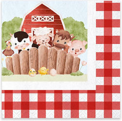 Party Napkins – Little Farm 16 Pieces