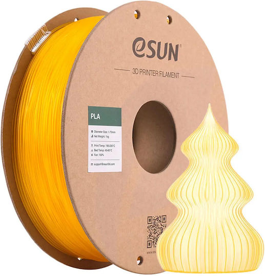 Esun PLA 3D Drucker Filament Translucent Orange 1kg