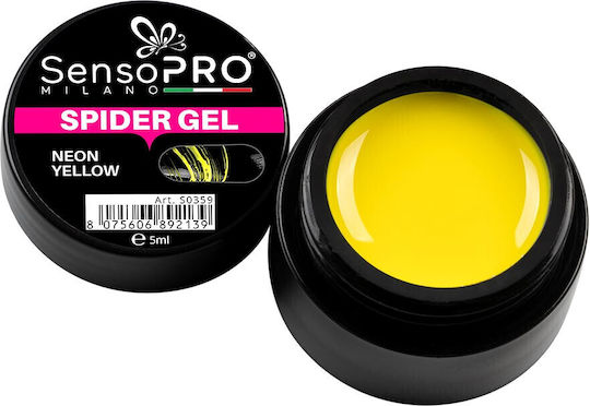 Spider Gel SensoPro Neon Gelb 5 Ml