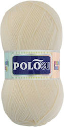 Polosu Strickgarn Premium Acrilyc Candy Baby Ecru-Krem 100g 300m Polosu Strickgarn Premium Acrilyc Candy Baby Ecru-Krem 100g 300m