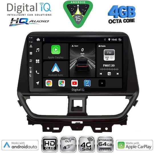 Digital IQ Car Audio System for Suzuki Baleno 2022 (Bluetooth/USB/WiFi/GPS/Apple CarPlay/Android Auto) with 9" Touch Screen