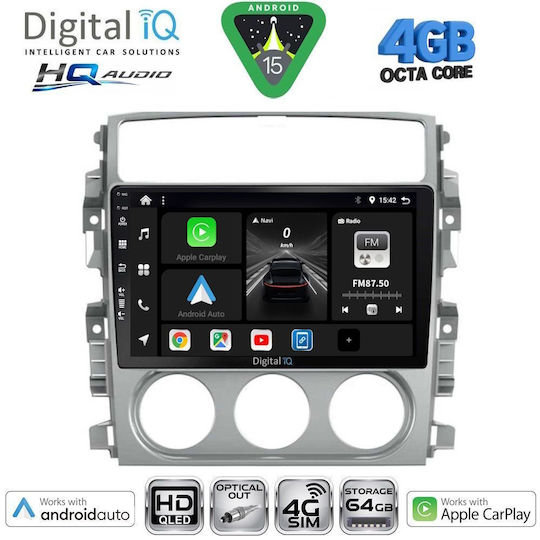 Digital IQ Car Audio System for Suzuki Liana 2001-2007 Bluetooth USB WiFi GPS Apple CarPlay Android Auto with 9" Touch Screen