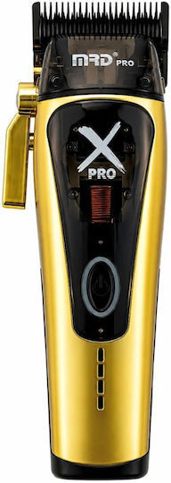 MRD Pro Επαγγελματική Επαναφορτιζόμενη Κουρευτική Μηχανή Χρυσή HC-999C-GOLD