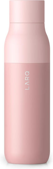 Thermos Bottle Stainless Steel 500ml Twist Top Himalayan Pink