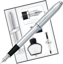 Cross Townsend Σετ Πένα Γραφής Medium Ασημί Cross Townsend Σετ Πένα Γραφής Medium Ασημί