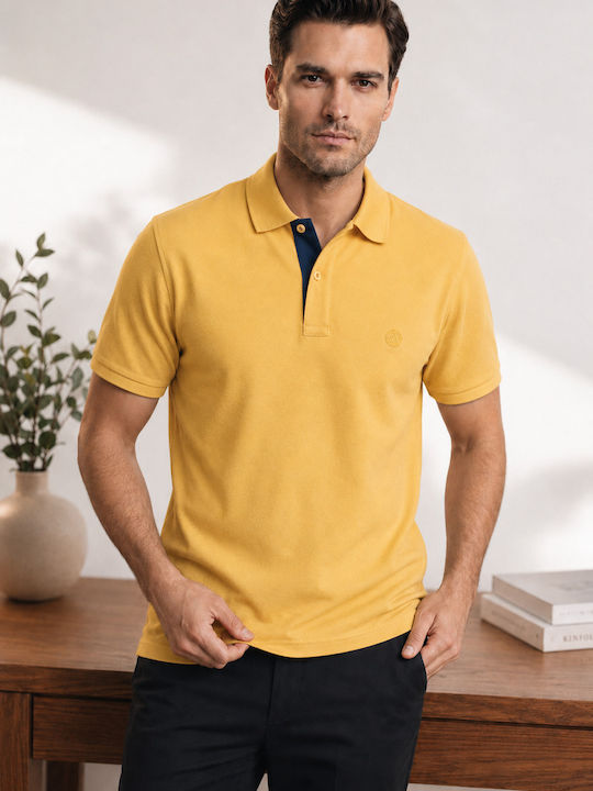 Tria Alfa Polo Μπλούζα Κίτρινη